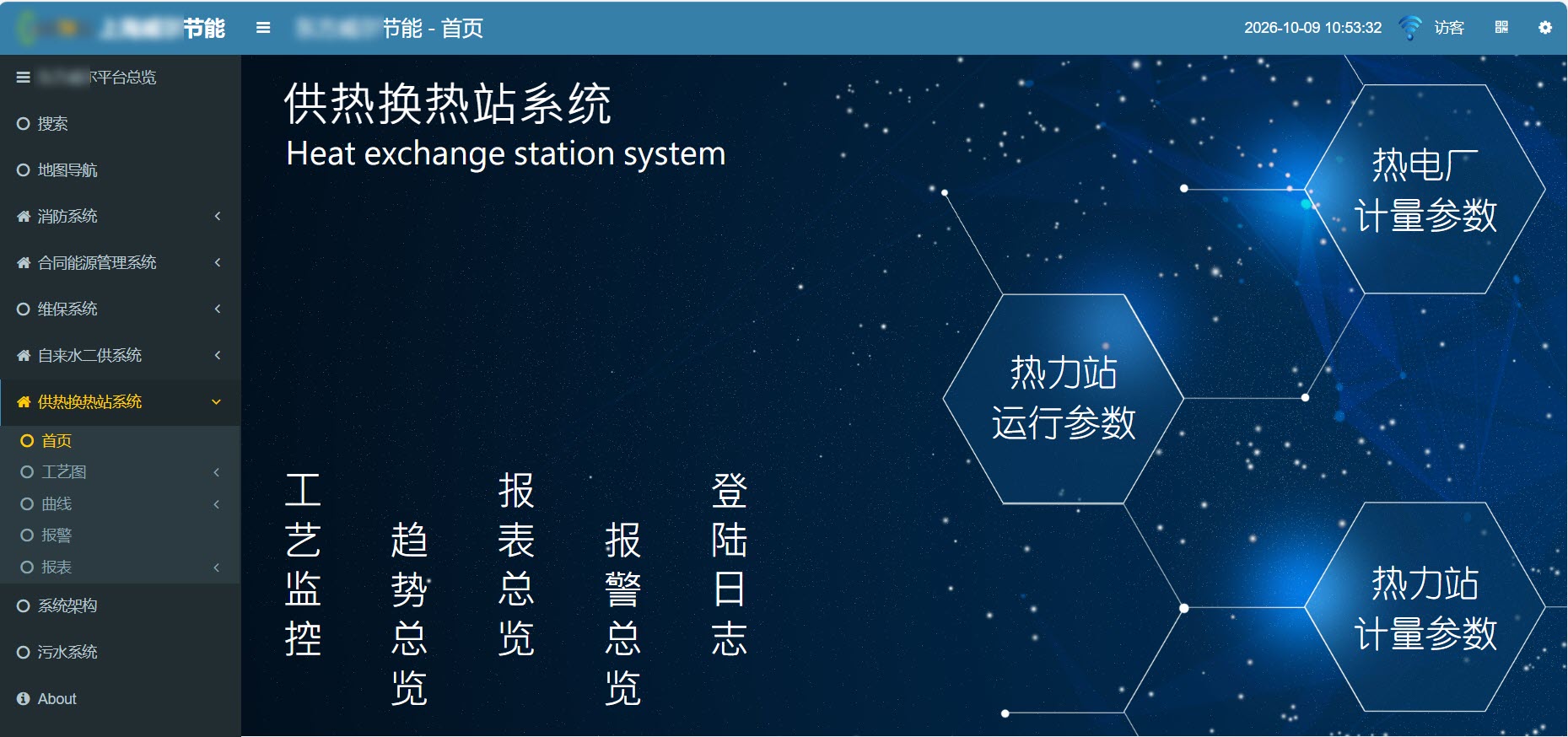 供热换热站系统首页
