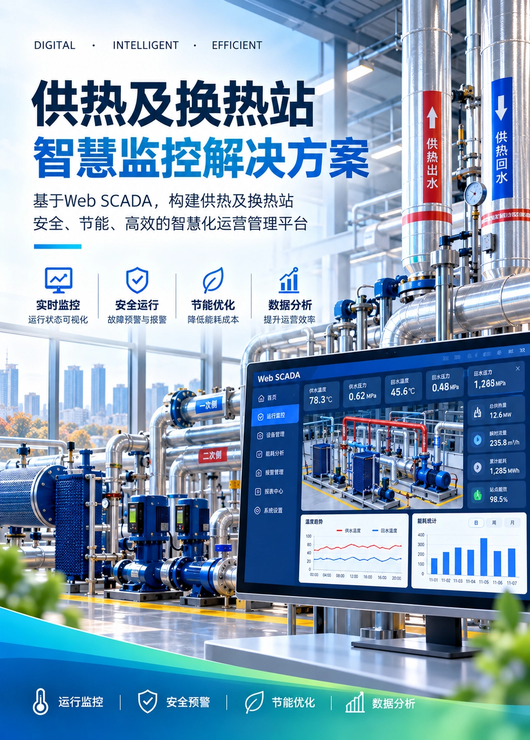 供热及换热站智慧监控解决方案