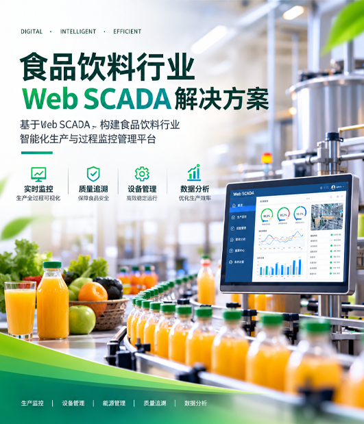 食品饮料行业 WEB SCADA 数字化解决方案